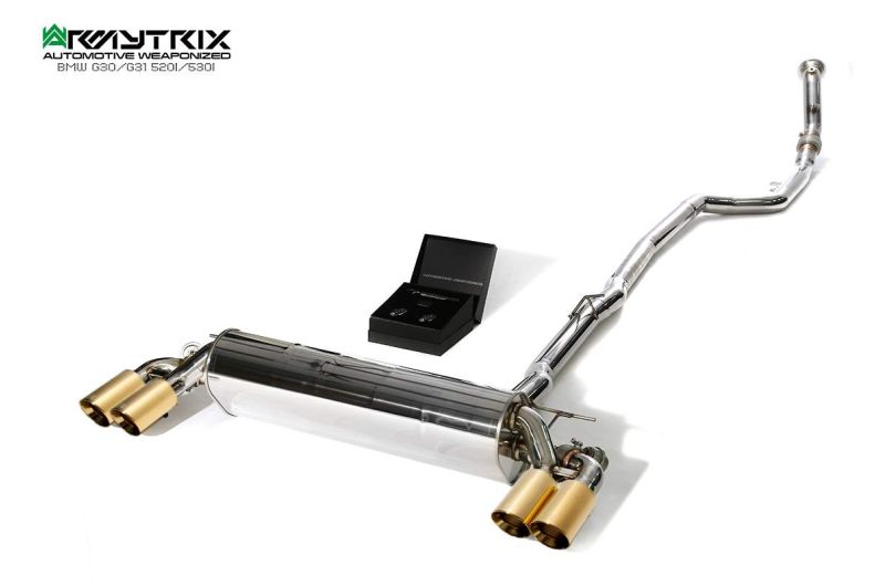 bmw 520i 530i g30 g31 armytrix valvetronic exhaust