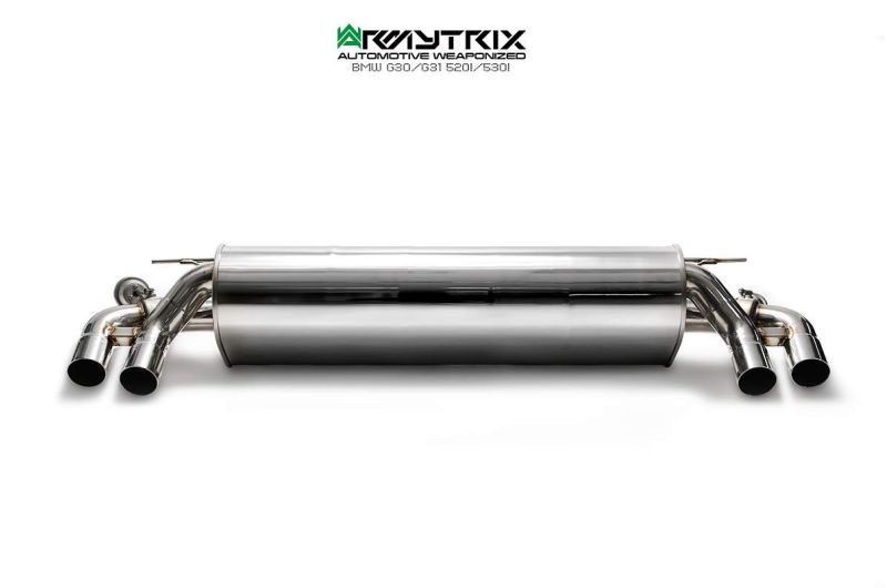 bmw 520i 530i g30 g31 armytrix valvetronic exhaust