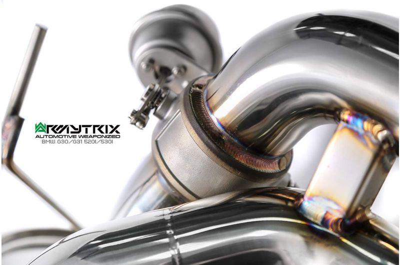 bmw 520i 530i g30 g31 armytrix valvetronic exhaust