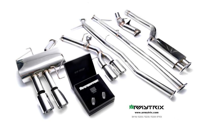 bmw 520i 528i f10 armytrix valvetronic exhaust