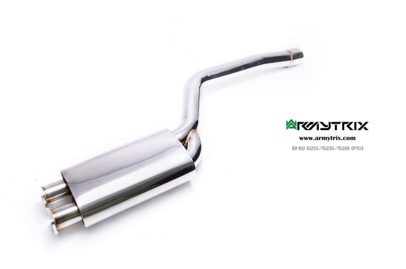 bmw 520i 528i f10 armytrix valvetronic exhaust