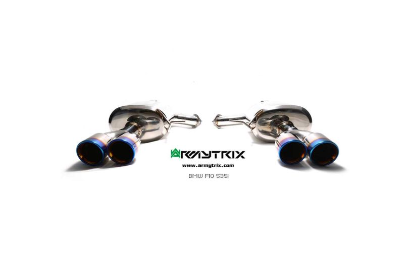 bmw f10 535i armytrix valvetronic exhaust