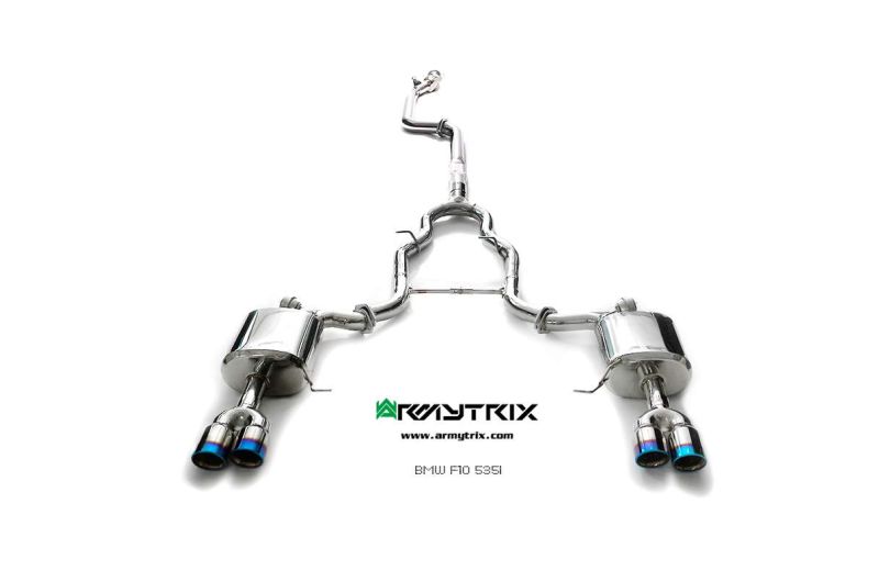 bmw f10 535i armytrix valvetronic exhaust