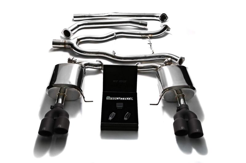 bmw f10 535i armytrix exhaust valvetronic