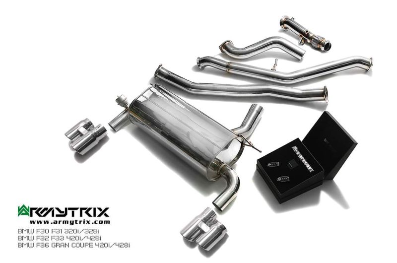 bmw F30 F31 320i 328i F32 F33 420i 428i F36 Gran Coupe 420i 428i armytrix valvetronic exhaust