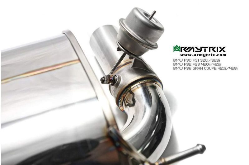bmw f30 f31 320i 328i f32 f33 420i 428i f36 gran coupe 420i 428i armytrix valvetronic exhaust