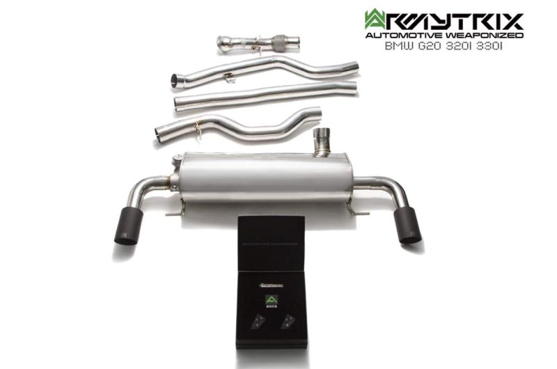 bmw g20 320i 330i b48 b46 non-opf opf armytrix exhaust valvetronic system