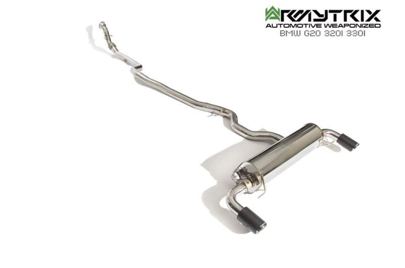 bmw g20 320i 330i b48 b46 non-opf opf armytrix exhaust valvetronic system