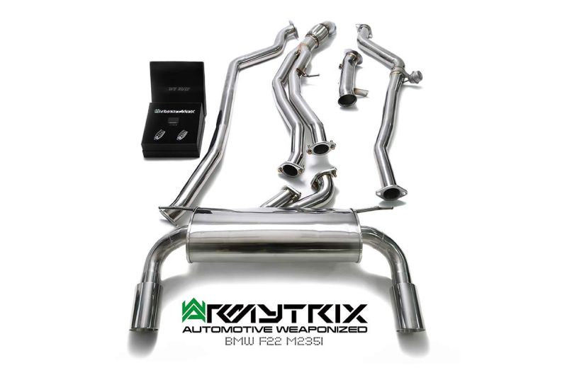 bmw m135i m235i f22 armytrix valvetronic exhaust