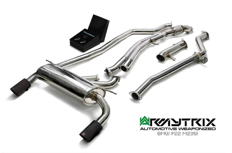 bmw m135i m235i f22 armytrix valvetronic exhaust