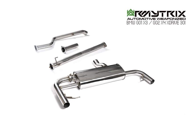 bmw x3 xdrive30i armytrix cat-back exhaust system