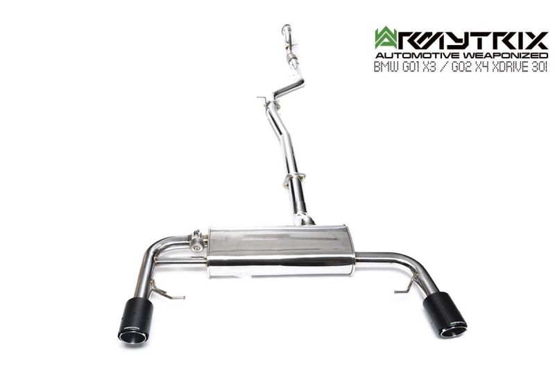 bmw x3 xdrive30i armytrix cat-back exhaust system