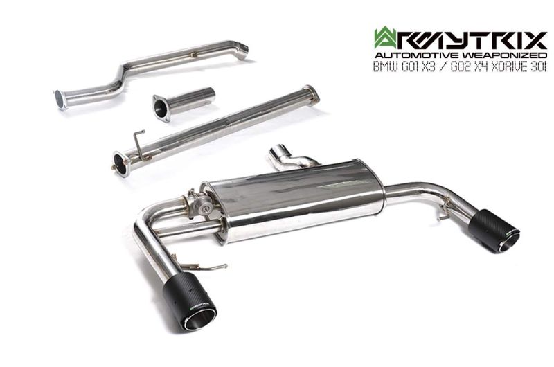 bmw x3 xdrive30i armytrix cat-back exhaust system