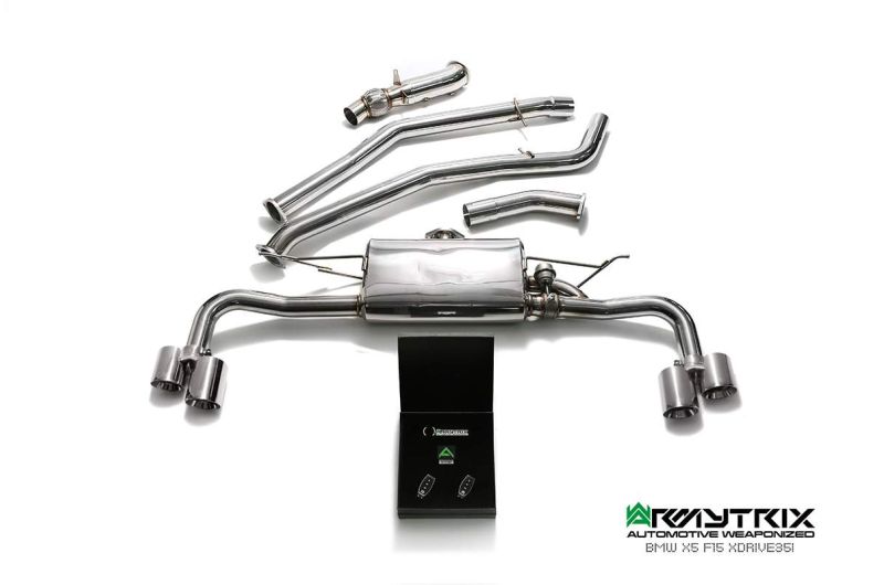 bmw x5 f15 xdrive 35i armytrix valvetronic exhaust