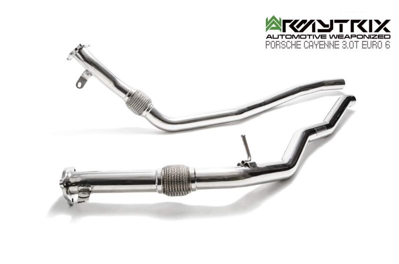 porsche cayenne E3 3.0T euro 6 armytrix valvetronic exhaust