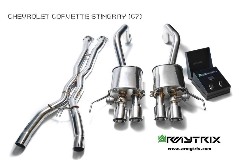 corvette c7 stingray z06 armytrix valvetronic exhaust