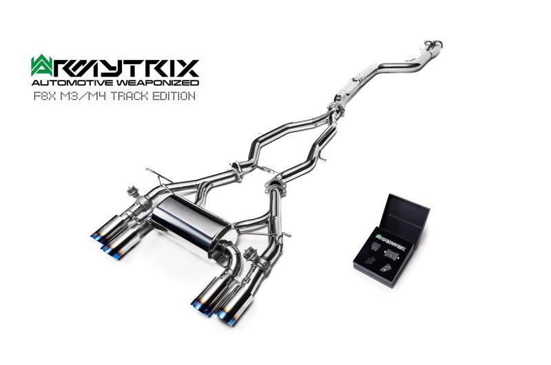BMW F80 F81 F82 F83 M3 M4 armytrix single pipe valvetronic exhaust