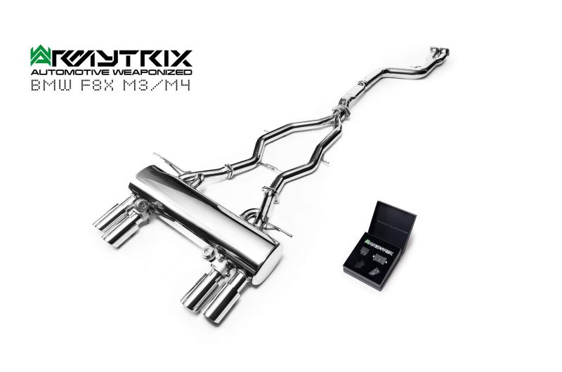 BMW F80 F81 F82 F83 M3 M4 armytrix single pipe valvetronic exhaust