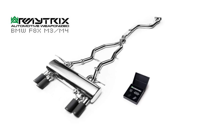 BMW F80 F81 F82 F83 M3 M4 armytrix single pipe valvetronic exhaust