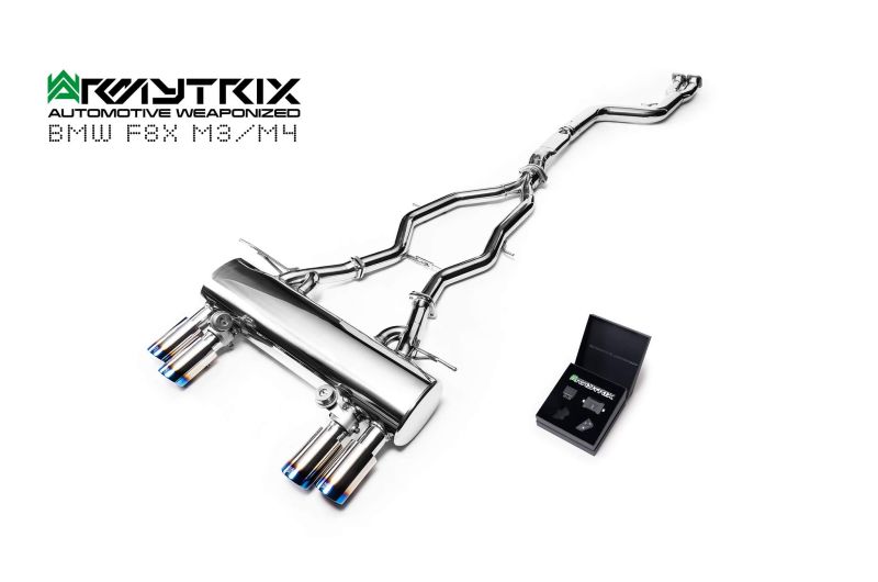 BMW F80 F81 F82 F83 M3 M4 armytrix single pipe valvetronic exhaust