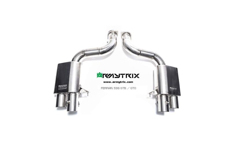 ferrari 599 gtb gto titanium armytrix valvetronic exhaust