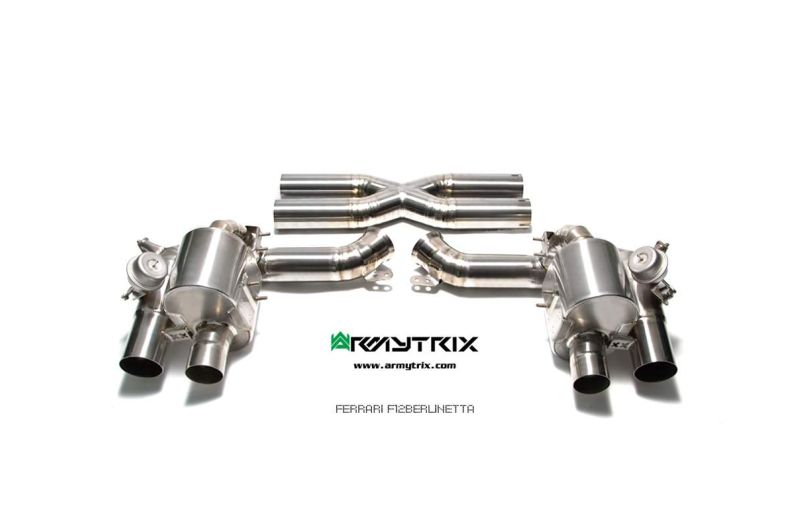 ferrari f12 berlinetta titanium armytrix valvetronic exhaust