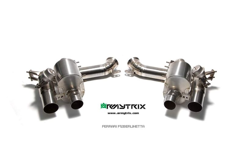 ferrari f12 berlinetta titanium armytrix valvetronic exhaust