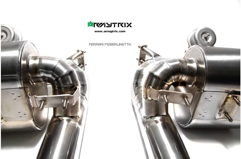 ferrari f12 berlinetta titanium armytrix valvetronic exhaust