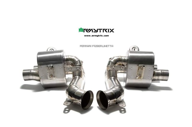 ferrari f12 berlinetta titanium armytrix valvetronic exhaust