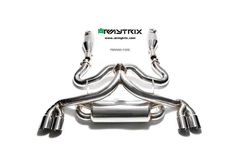 ferrari f355 armytrix valvetronic exhaust