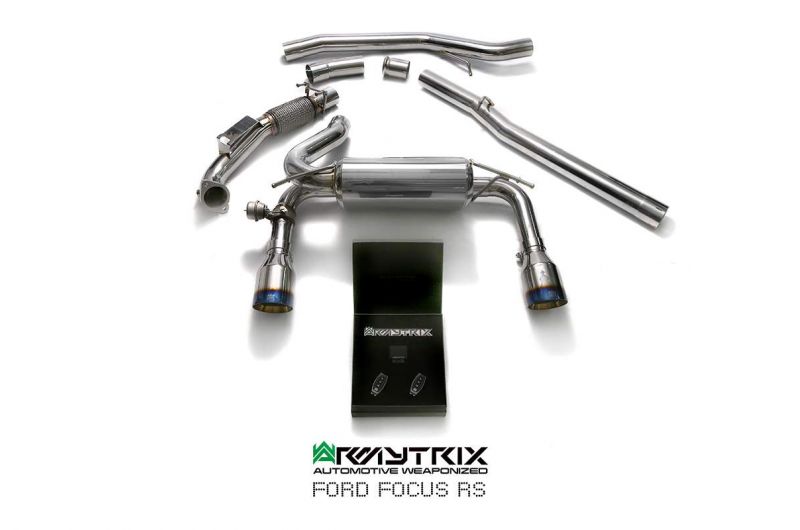 ford focus rs armytrix valvetronic exhaust