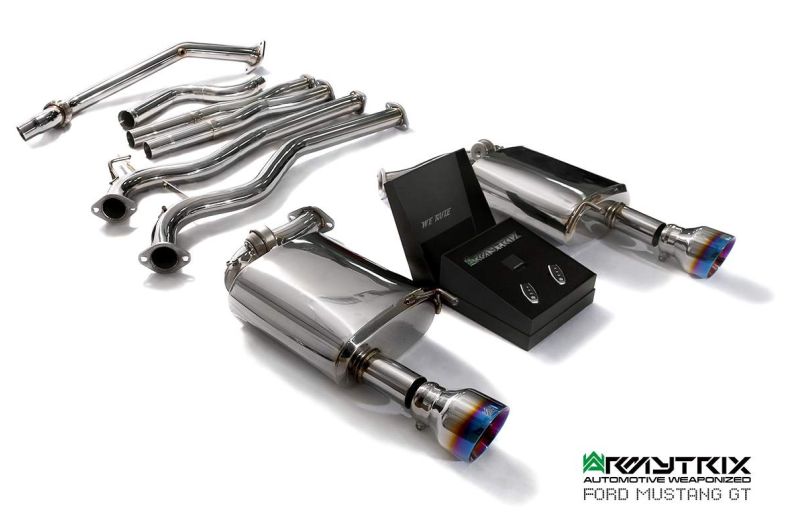 ford mustang gt armytrix valvetronic exhaust