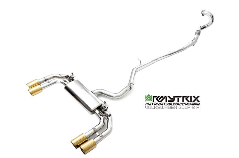 VW Golf 8 R ARMYTRIX Exhaust