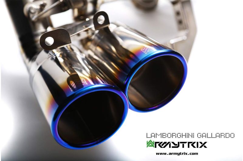 lamborghini gallardo titanium armytrix valvetronic exhaust