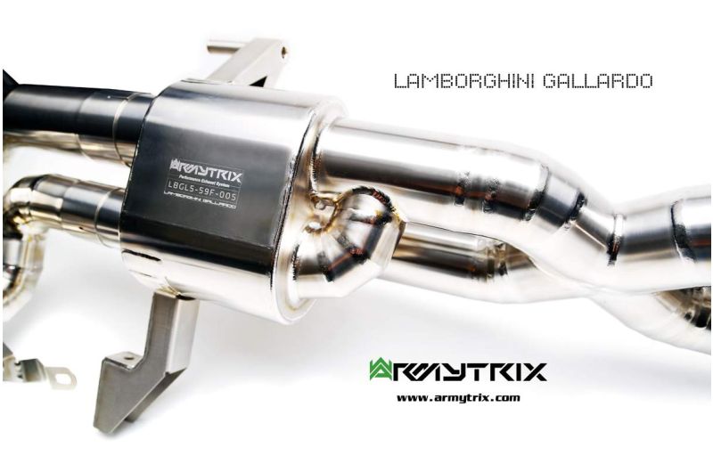 lamborghini gallardo titanium armytrix valvetronic exhaust