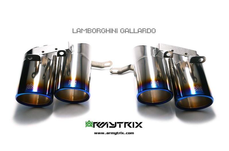 lamborghini gallardo titanium armytrix valvetronic exhaust