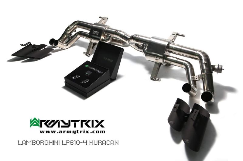 lamborghini lp610 titanium armytrix valvetronic exhaust