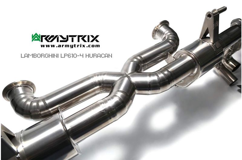 lamborghini lp610 titanium armytrix valvetronic exhaust