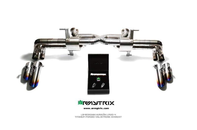 lamborghini lp610 titanium armytrix valvetronic exhaust