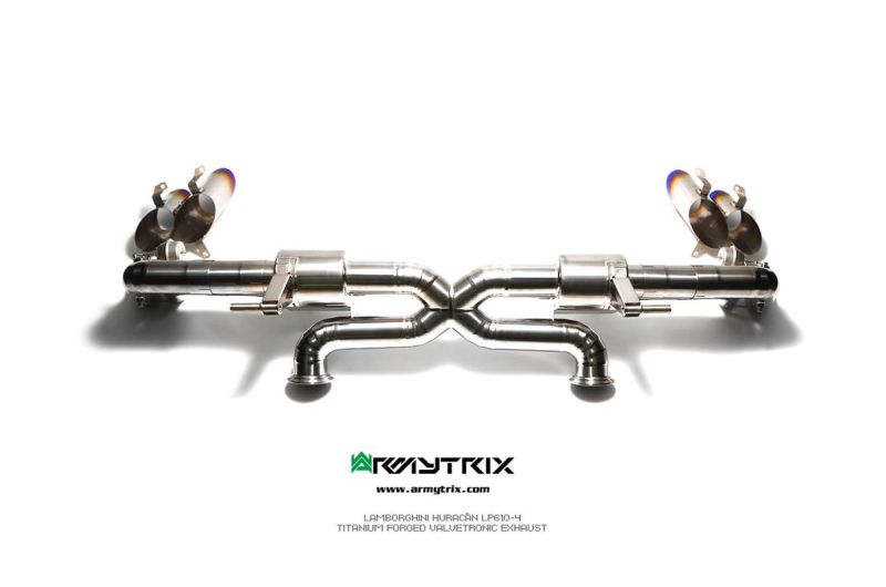 lamborghini lp610 titanium armytrix valvetronic exhaust