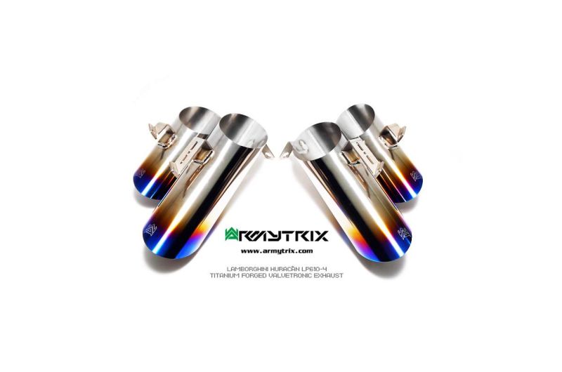 lamborghini lp610 titanium armytrix valvetronic exhaust