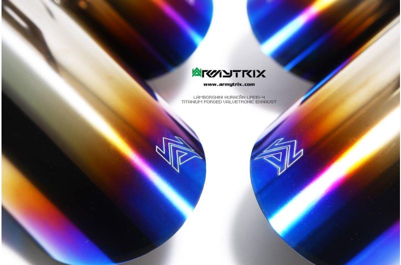 lamborghini lp610 titanium armytrix valvetronic exhaust