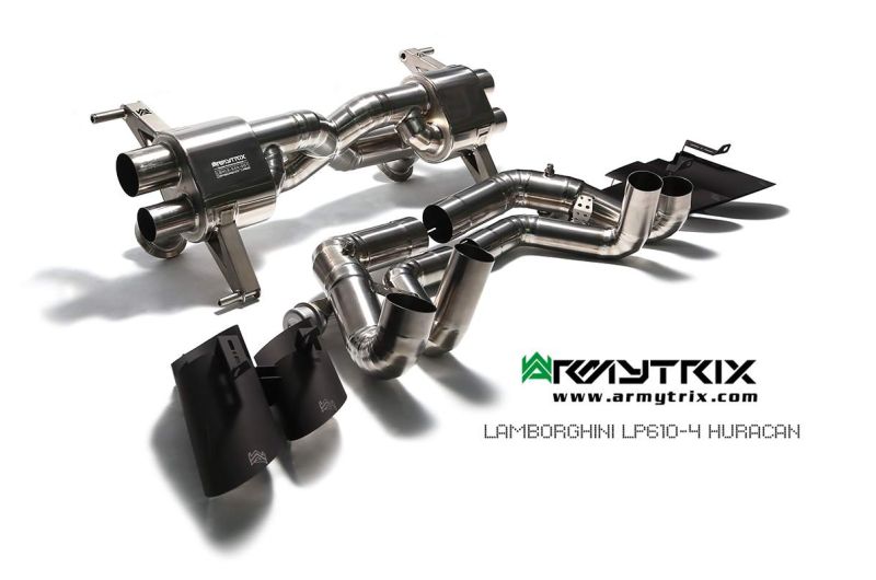 lamborghini lp610 titanium armytrix valvetronic exhaust