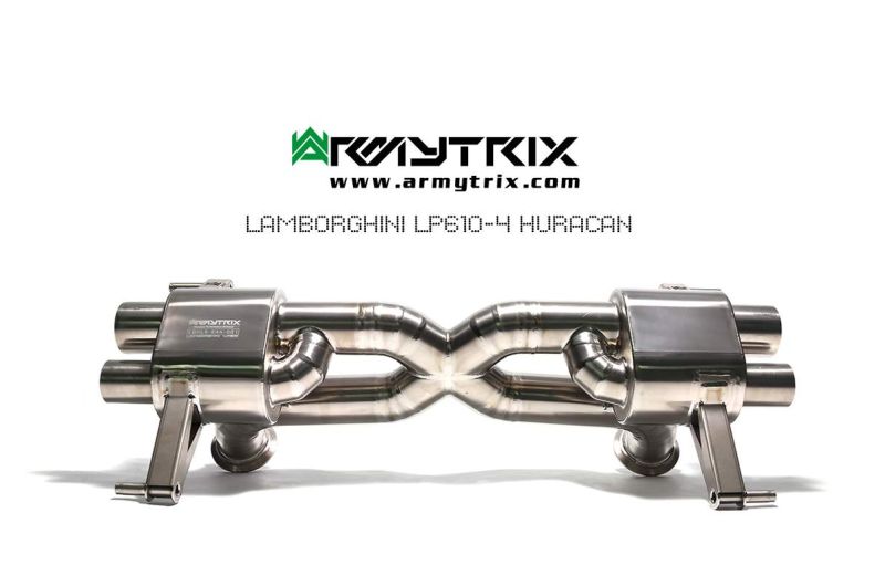 lamborghini lp610 titanium armytrix valvetronic exhaust