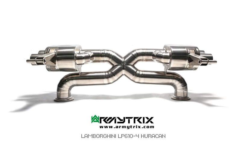 lamborghini lp610 titanium armytrix valvetronic exhaust