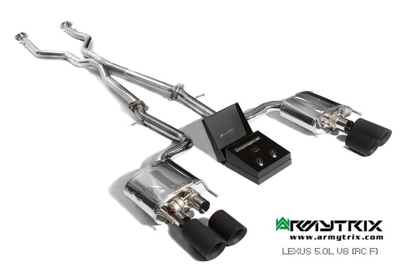 lexus rc f armytrix valvetronic exhaust