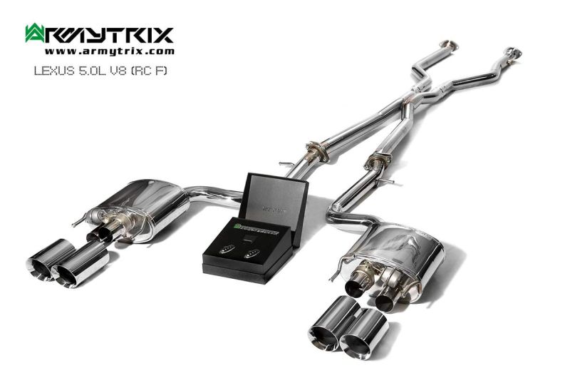 lexus rc f armytrix valvetronic exhaust