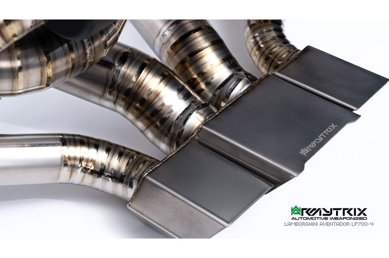 Lamborghini Aventador LP700-4 armytrix titanium valvetromic exhaust