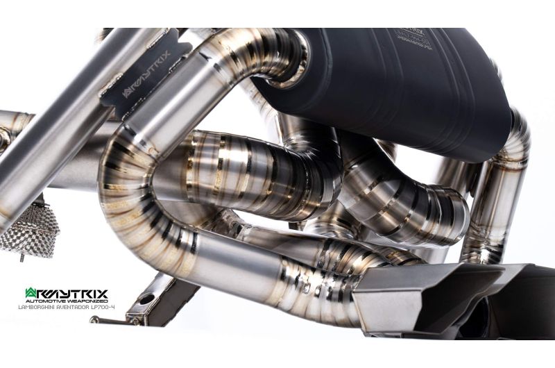 Lamborghini Aventador LP700-4 armytrix titanium valvetromic exhaust  V2