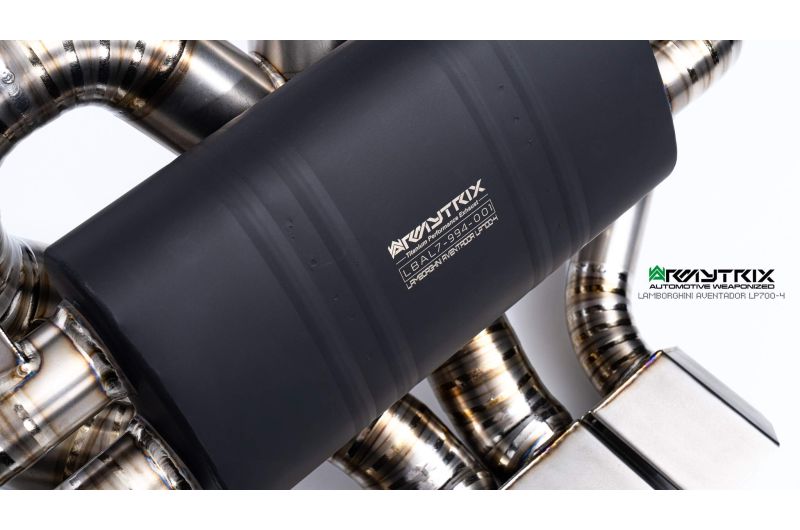 Lamborghini Aventador LP700-4 armytrix titanium valvetromic exhaust